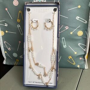 Laundry by Shelli Segal Necklace and Earrings Set